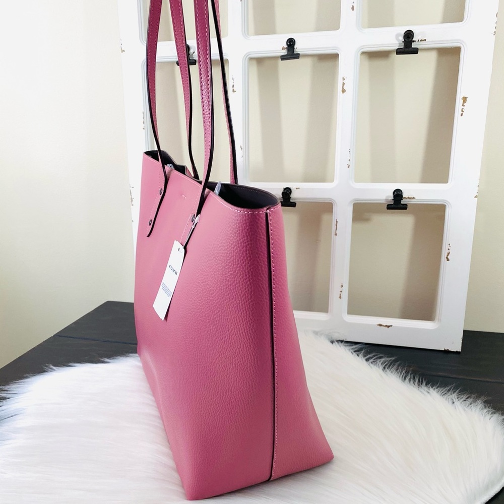 COACH Leather Town Tote - Picture 5 of 14